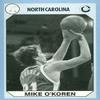 Autograph Warehouse Mike O'Koren Basketball Card (North Carolina) 1990 Collegiate Collection No.189 view 1