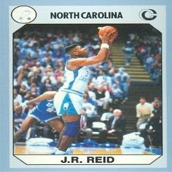 Sports Memorabilia J.R. Reid Basketball Card (North Carolina) 1990 Collegiate Collection No.11