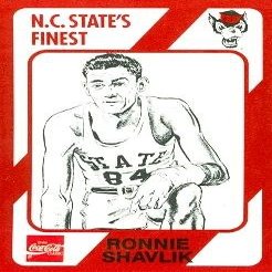 Sports Memorabilia Ronnie Shavlik Basketball Card (N.C. North Carolina State) 1989 Collegiate Collection No.39