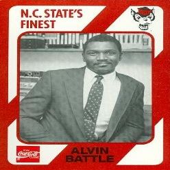 Autograph Warehouse Alvin Battle Basketball Card (N.C. North Carolina State) 1989 Collegiate Collection No.18