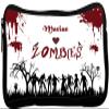 Rikki Knight Marian Loves Zombies on Red Grunge Personalized with Name Neoprene Pencil Case (dky-Neo-pc21275) view 1