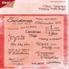 Joy! Crafts Happy Holidays Greetings Clear Stamps 6410/0018 view 1