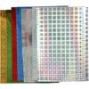 Creativ 449470 Holographic Paper, A4 21x30 cm, 120 g, 8asstd Sheets view 1