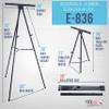 U.S. Art Supply 70" High Boardroom XL Black Aluminum Flip Chart Easel & Presentation Stand - Adjustable Floor/Tabletop, Portable Tripod, Holds 45 lbs, for Chart Paper, Poster Boards, & Pads view 2