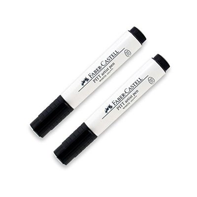 Pitt Big Brush Pen 101 White (2-PENS)