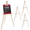 U.S. Art Supply 64" Wooden Easel Stand (4 Pack) - Adjustable A-Frame Tripod for Painting, Drawing, Photos & Signs - Lightweight Easels, Wood Easel Stand for Sign Wedding Display 40" Canvas Capacity view 1