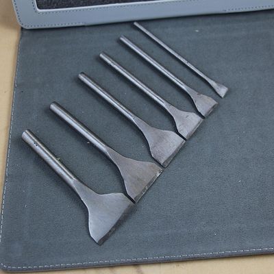 WellieSTR 6 Size Set Straight Punch Slot Punches 8/15/20/25/30/35mm For Leather Craft DIY Hand Work Leathercraft Tool
