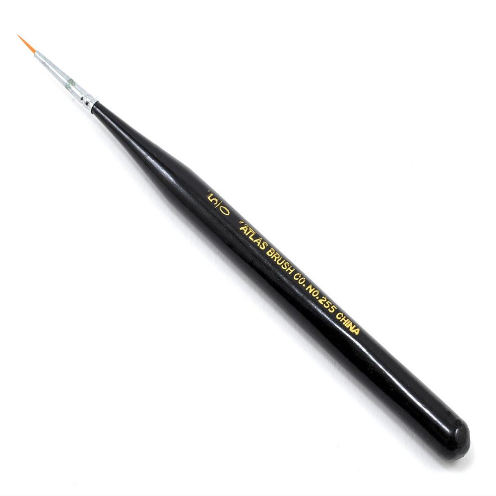 ATLAS BRUSH CO. 255-5/0 Golden Taklon Ultra Detail 5/0