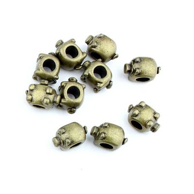 20 Pieces Jewelry Making Findings Antique Bronze Charms FL2174 Pig Piggy loose beads Craft Lots Repair Supplies