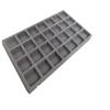 BIN BUDDY (2 Pack Grey Plastic Tray Insert | 28 Compartments | Durable & Organized | Multi-Purpose Storage Tray view 1
