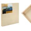Da Vinci Pro Birch Wood Panel 7/8" Deep 6x6 Single Panel - Fine Textured, Warp Resistant, Lightweight & Rigid Perfect for Mounting Sanded Pastel or Watercolor Paper, Linen or Canvas view 1