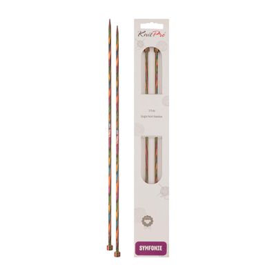KnitPro Symfonie Wood Single Point Knitting Needles - 15cm