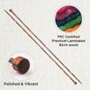 KnitPro Symfonie Wood Single Point Knitting Needles - 15cm view 2