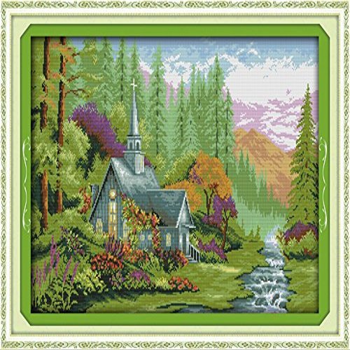 Happy Forever Cross Stitch Scenery, The Wild House