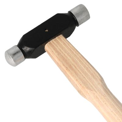 The Beadsmith Ball-Peen Hammer Dual-Faced Metalworking Tool, 9 Inches, 2 oz Head with10 mm Flat and Domed Faces