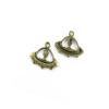 100 PCS Jewelry Making Charms CE029 Alien UFO Ancient Bronze Retro Findings Bulk Pendant for Necklace Bracelets view 1
