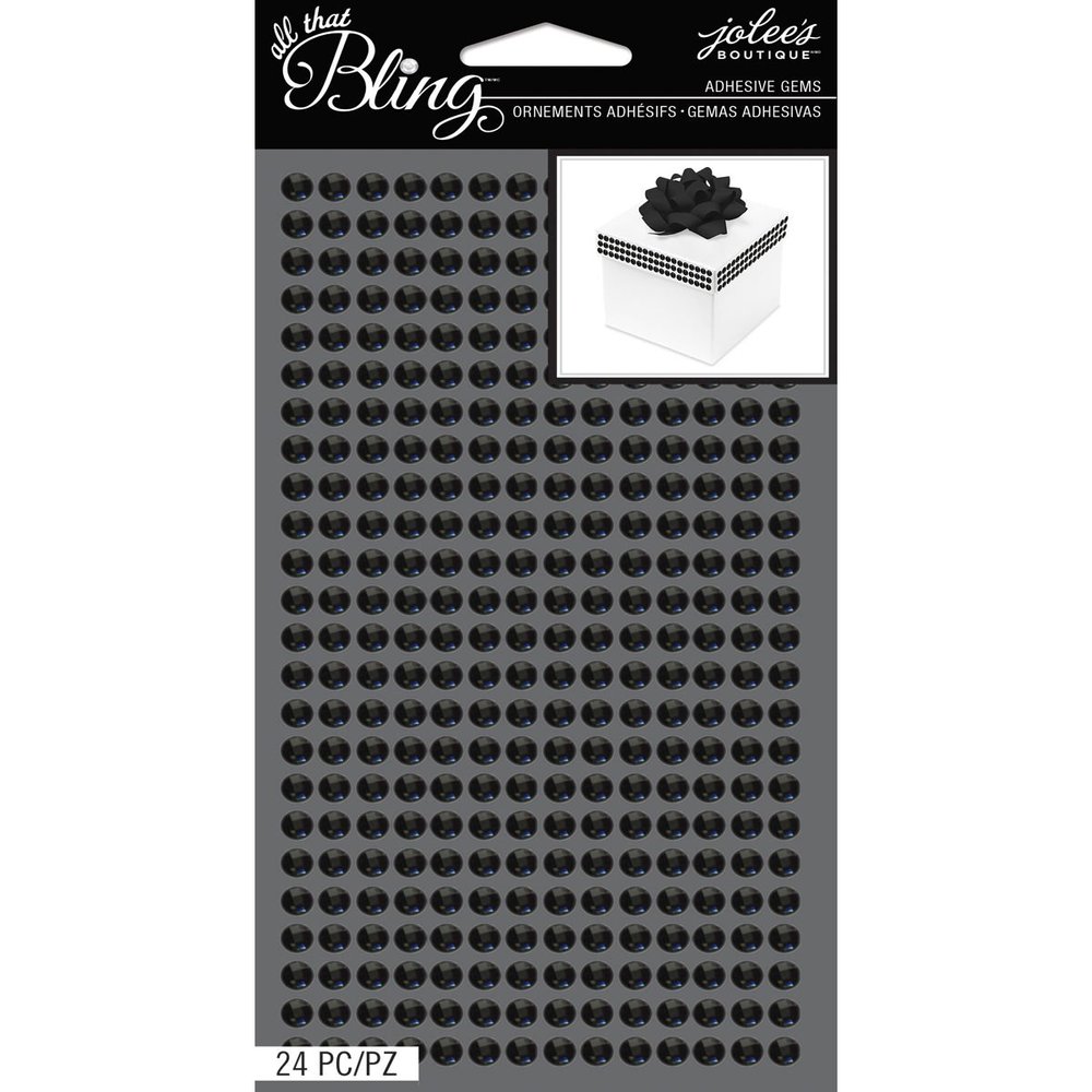 Bling Adhesive Gems - Gold, 24 Pack by Jolee's Boutique