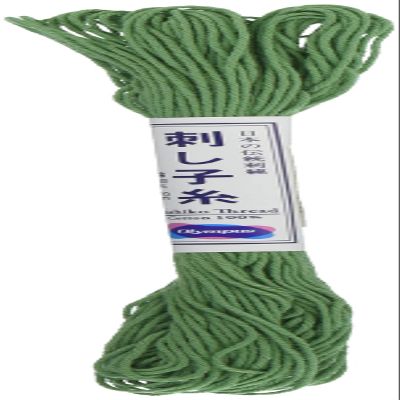 Olympus Sashiko 20m Skein Green thread