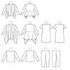 McCall's Patterns M7204 Women's Jacket, Top, Dress and Pants Sewing Template, KK (26W-28W-30W-32W) view 2
