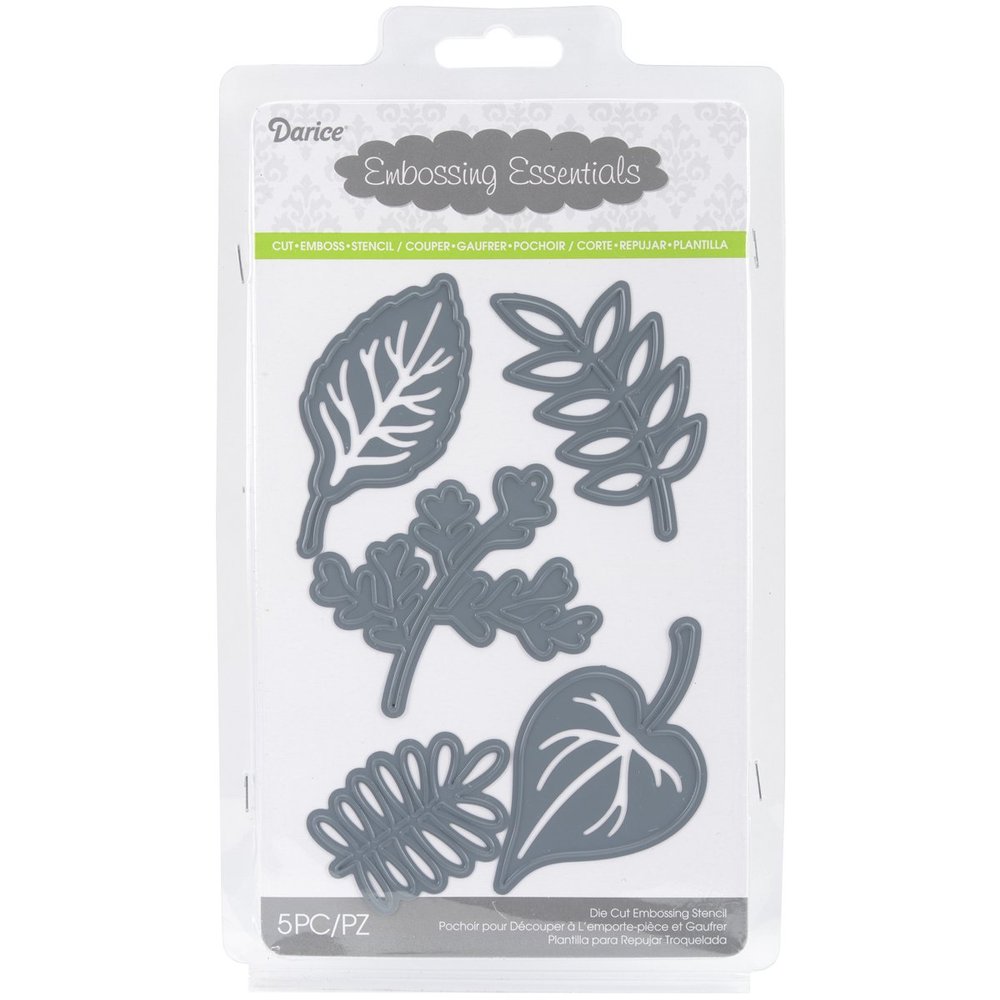 Darice Embossing Essentials Dies-Foliage