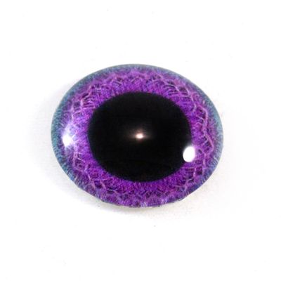 25mm 1 Inch Glass Eye in Purple and Blue Fantasy Cabochon for Taxidermy Sculptures or Jewelry Making Pendant Crafts