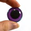 25mm 1 Inch Glass Eye in Purple and Blue Fantasy Cabochon for Taxidermy Sculptures or Jewelry Making Pendant Crafts view 2