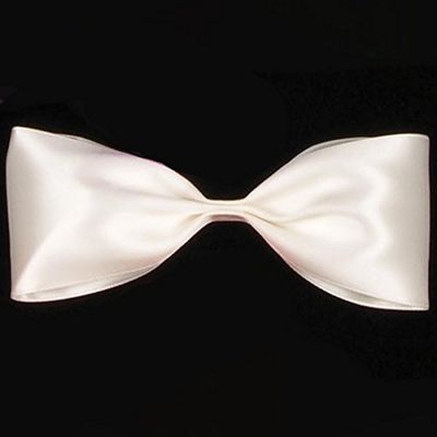 Ivory Contemporary Double Face Craft Ribbons 0.25" x 330 Yards