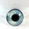 Cyberpunk Glass Eye 25mm 1 Inch Pale Blue Green Techie Cabochon for Taxidermy Sculptures or Jewelry Making Pendant Crafts view 2