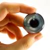 Cyberpunk Glass Eye 25mm 1 Inch Pale Blue Green Techie Cabochon for Taxidermy Sculptures or Jewelry Making Pendant Crafts view 4