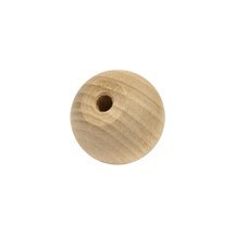 Wood Ball Knob / Doll Heads-Bag of 75