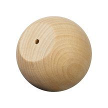 Ball Knobs / Wooden Doll Heads-Bag of 4