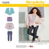 Simplicity Creative Patterns US1025BB Knit Separates for Girls Plus, Size BB (8 1/2-16 1/2) view 2