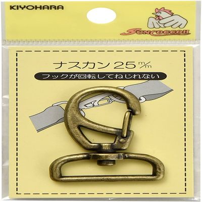 Kiyohara Suncoccoh SUN13-54 Naskan, Pack of 1, Width 1.0 inches (25 mm), Antique Gold