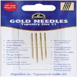 DMC Gold Tapestry Hand Needles (Size 22) - 4 Per Package
