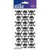 Sticko Themed-Black Metallic Skulls 52-01300 view 1