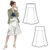Style Arc Sewing Pattern - Gorgeous Gore Skirt (Sizes 18-30) view 1