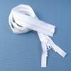 YKK #10 Boat Top Zipper, White 60" Inch, Seperating Double Metal Tab Slider view 1