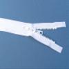 YKK #10 Boat Top Zipper, White 60" Inch, Seperating Double Metal Tab Slider view 2