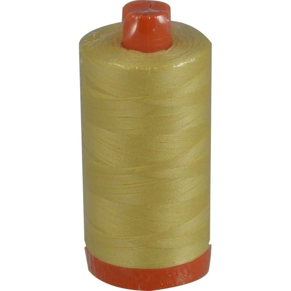 Aurifil A1050-2105 Solid 50wt 1422yds Champagne Mako Cotton Thread