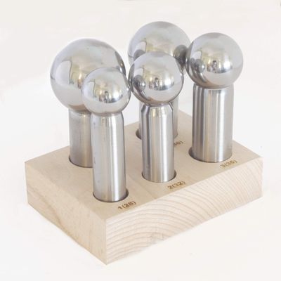 Mazbot 5 Piece Large Punch Set with Wood Stand