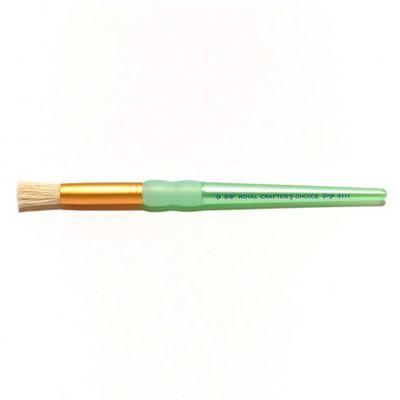 5/8" Stencil Brush - Natural White Bristle