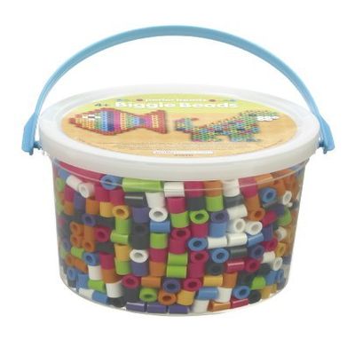 7 X Perler BIGGIE Fun Fusion Fuse Bead Bucket-Assorted Colors