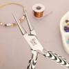 The Beadsmith Round Nose Pliers Zebra Print Line 5 inches (127 mm) Comfortable Handle with Double Leaf Springs Jewelry Making Tool for Creating Bracelets, Earrings and Necklaces view 2