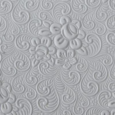 Cool Tools - Flexible Texture Tile - Roses & Swirls - 4" X 2"