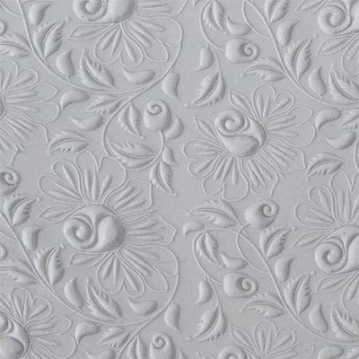 Cool Tools - Flexible Texture Tile - Climbing Roses Embossed - 4" X 2"