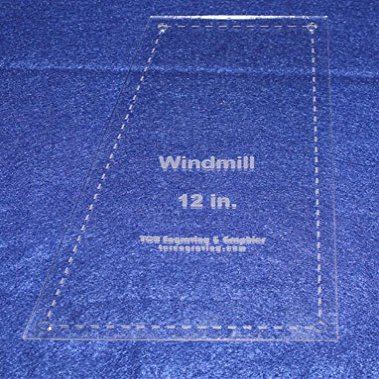 Windmill Template- for 12 Inch Square 1/8 Inch Thick