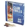Club Cellophane-Frill Wood Picks, 4", Assorted, 10000/Carton view 1