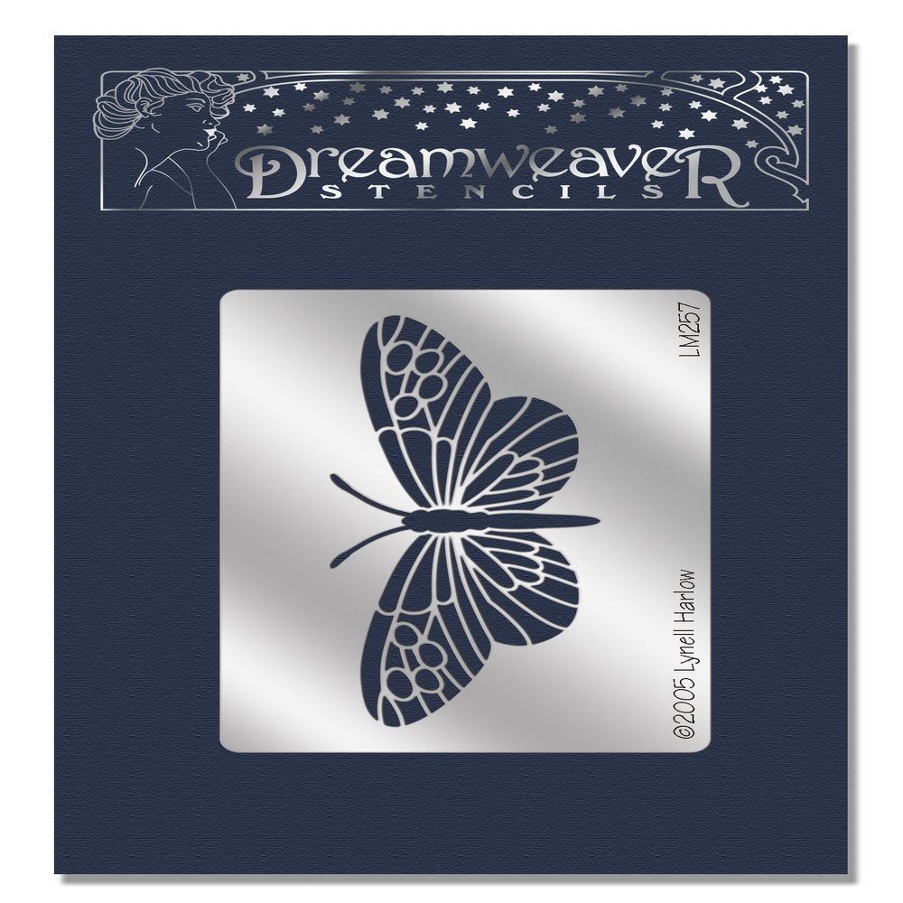 Stampendous DWLM257 Dreamweaver Metal Stencil, Heliconia Butterfly