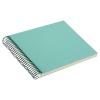 goldbuch Bella Vista Spiral Album, Linen Spiral Bound, Photo Album with 40, Photo Book for Gluing, Photo Album, Aqua (White Pages), 24 x 17 x 2.8 cm view 3