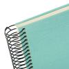 goldbuch Bella Vista Spiral Album, Linen Spiral Bound, Photo Album with 40, Photo Book for Gluing, Photo Album, Aqua (White Pages), 24 x 17 x 2.8 cm view 4